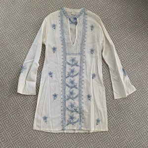 PIA White Tunic/Cover-up